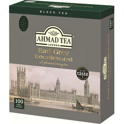 Ahmad Tea Černý čaj Earl Grey Decaffeinated sáčků 100 x 2 g