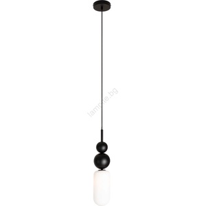 MAXlight P0641 - Пендел на кабел NOVA, 1xG9/12W/230V, Ø 12 см, черен (MA0138)