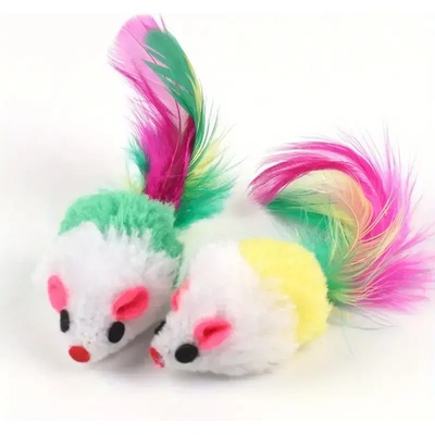 Мишки играчка за котка 5 броя в пакет