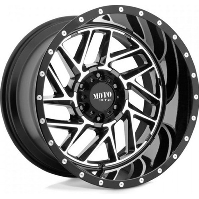 Moto Metal MO985 BREAKOUT 8x16 5x127 ET-6 gloss black machined