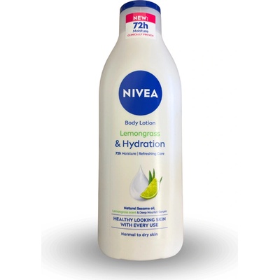 Nivea telové mlieko Lemongrass 400 ml