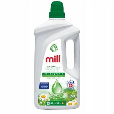 Madonis MILL Универсален гел за пране 1.5 л (опаковка от 8 броя) (Żel Uniwersalny)