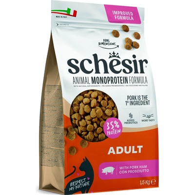 Schesir Cat Animal Monoprotein šunka 1,5 kg