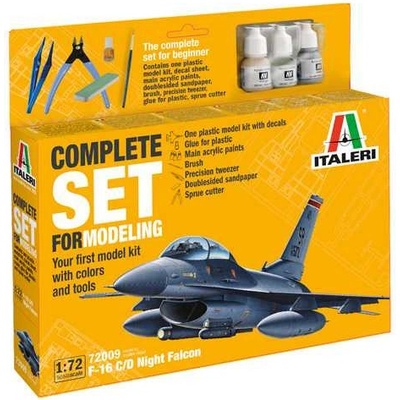 Italeri Lockheed Martin F 16C/D Night Falcon Complete Set 1:72