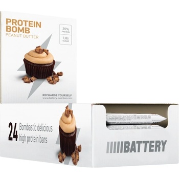 Battery Protein Bomb [24 x 60 грама] Фъстъчено масло с карамел