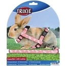 Trixie Nylonový postroj s vodítkem na králíka s motivem králíka 25-44 cm