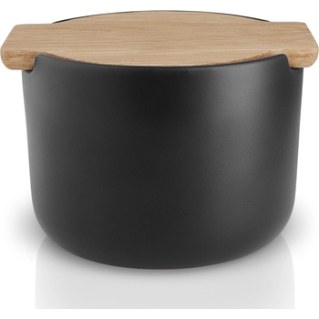 Eva Solo Бурканче за сол NORDIC KITCHEN 10 см, черен, керамика с глазура, Eva Solo (ES502784)
