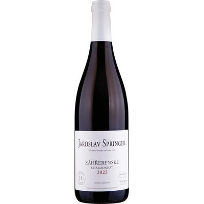 Chardonnay "Záhřebenské", Jaroslav Springer 2023 0,75 l (čistá fľaša)