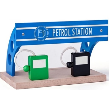 Woodyland Дървена играчка Woody - Бензиностанция (92105)