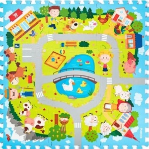 Woodyland Мек пъзел за под Woody, Ферма (91651) - ozone