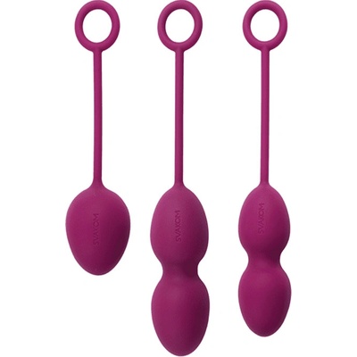 Svakom Súprava venušiných guličiek - Nova Kegel Balls Violet - Vínová