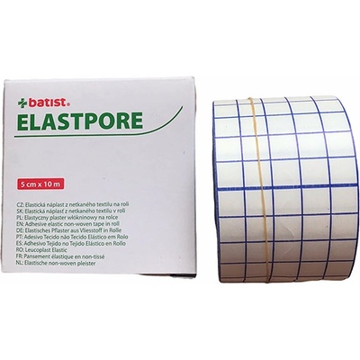 Elastpore Náplasť fixačná 5 cm x 10 m elastická, netkaný textil, 1 ks