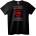 NOONEBRAND Тениска Весела Коледа с паяк - S, Black