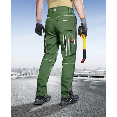 Ardon VISION 03 montérkové nohavice s náprsenkou ZELENÁ H9192