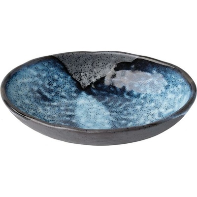 MIJ Jedálenská miska STORM keramika modrá 16 cm 420 ml