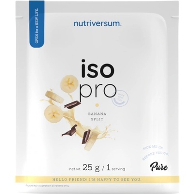 Nutriversum Iso Pro Pure Whey | Isolate with N-Zyme System [25 грама] Banana Split