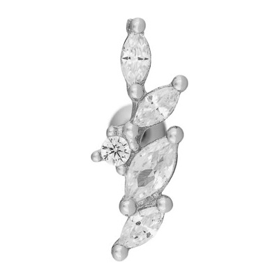 Franco Bene Wing stříbrná piercingová náušnice 650 – Zboží Dáma