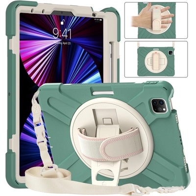 Vsetkonamobil 63883 SOLID Odolný kryt pre Apple iPad Pro 11 2022 / 2021 / 2020 / 2018 tmavozelený