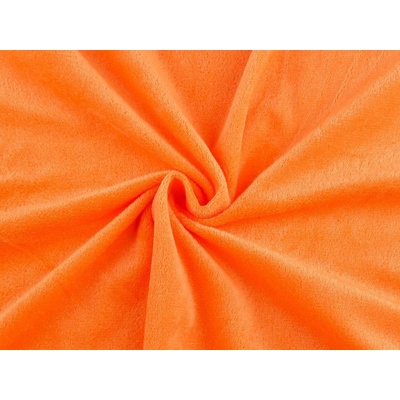 Minky hladké / jemný plyš SAN Varianta: 24 (25) oranžová, Balení: 1 m