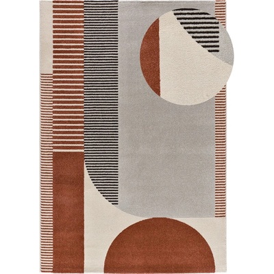 Universal Килим в червен сив цвят 200x290 cm Gaia - Universal (50995)