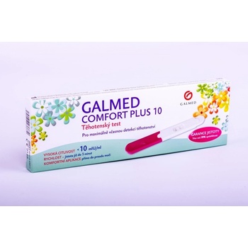 Galmed Test těhotenský Comfort Plus 10 tyčinka 1 ks