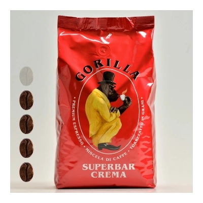 Gorilla Gorilla Espresso Super Bar Crema кафе на зърна, 1кг (FF01GOSB)