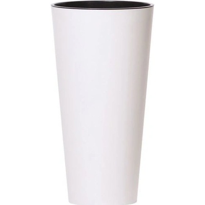 Prosperplast Kvetináč Tubus Slimmer biely matný, 40 cm
