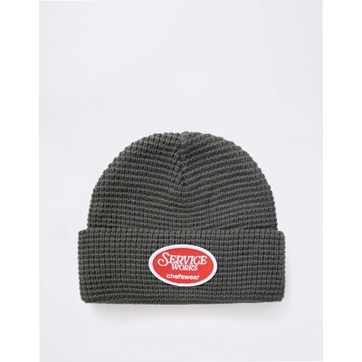 Service Works Waffle Patch Beanie GREY