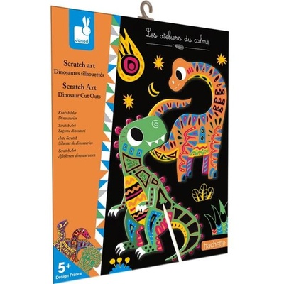 Janod Atelier изтриваеми картини Динозаври Комплект Мини 5+