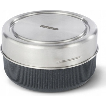 black+blum Стъклена кутия за обяд Black+Blum GR-LB-L015, 0.75 л, Съвместима с микровълнова и съдомиялна, Без BPA, Тъмносив (GR-LB-L015)