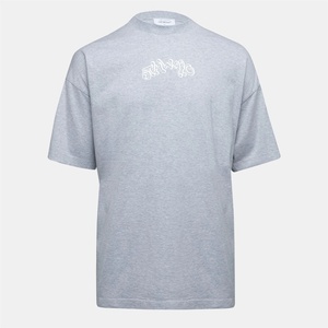 OFF WHITE Тениска OFF WHITE Men's Hl_Music T-Shirt - Grey - White