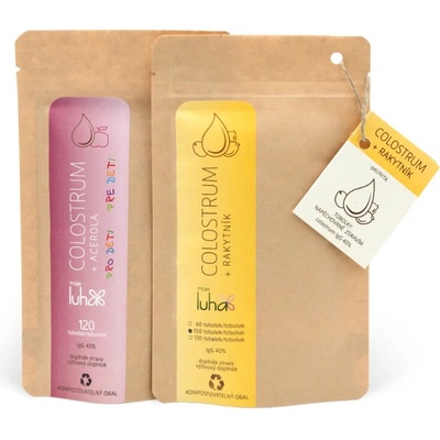 Colostrum s Acerolou pro děti, tobolky + Colostrum s rakytníkem 120 + 100 tobolek – Hledejceny.cz