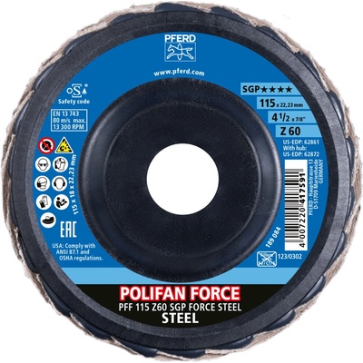 Pferd lamelový brúsny kotúč 115 mm Z60 67688116