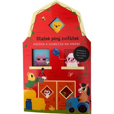 Statek plný zvířátek - Knížka a domeček