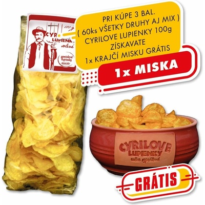 Krajči Cyrilove lupienky solené 100 g