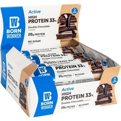 Active 33% High Protein Bar [12 x 60 грама] Двоен шоколад