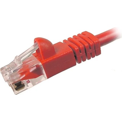 PremiumCord sputp02R patch UTP, RJ45-RJ45, level 5e, 2m, červený