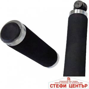 Paolo Дръжки за велосипед 2389 - 2бр / к-т - СИВИ (58288) - steficenter