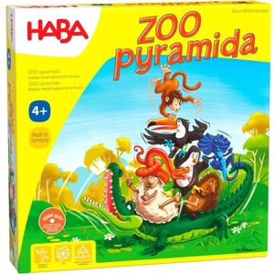 HABA Детска настолна игра ZOO пирамида SK CZ версия (2011189011)