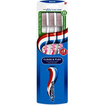 Image 1 of Aquafresh Четка за зъби Clean & Flex, Trio pack