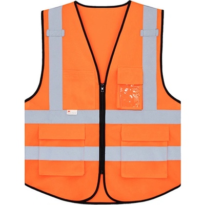 Korntex Munich Multifunkčná reflexná vesta KX030 Signal Orange