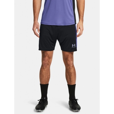 Under Armour pánské sportovní kraťasy UA M's Ch. Knit Short-BLK černo/fialové