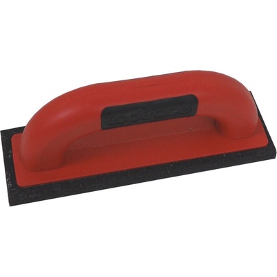 TOPTRADE hladítko ABS, špaletové, mikroguma, PROFESSIONAL, 220 x 65 x 8 mm