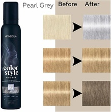 Indola Color Style Mousse semi-permanentná barva Pearl Grey 200 ml