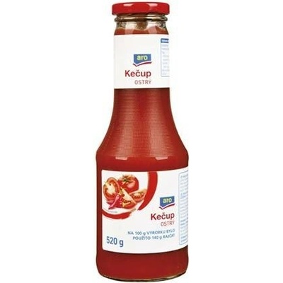 aro Kečup ostrý 6 x 520 g