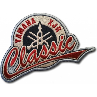 Nášivka Yamaha XJR Classic - stříbrná