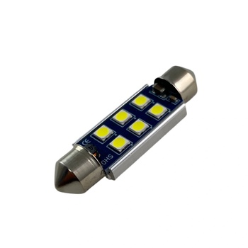 Лед крушка за плафон с 6 SMD диода 41мм - Canbus (S3030C41)