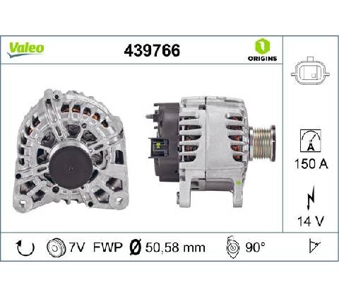Alternátor VALEO 439766