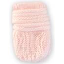 Zimní pletené kojenecké rukavičky sv. růžové