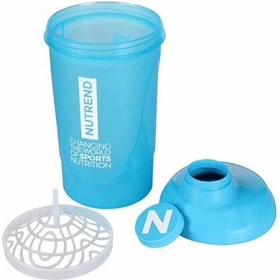 Nutrend Shaker Šejkr se sítkem, modrý